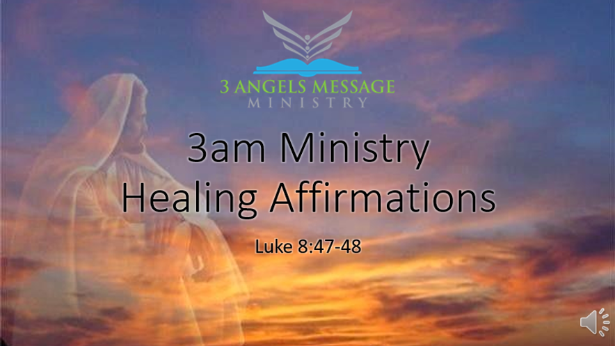 Healing Affirmation Video - Luke 8